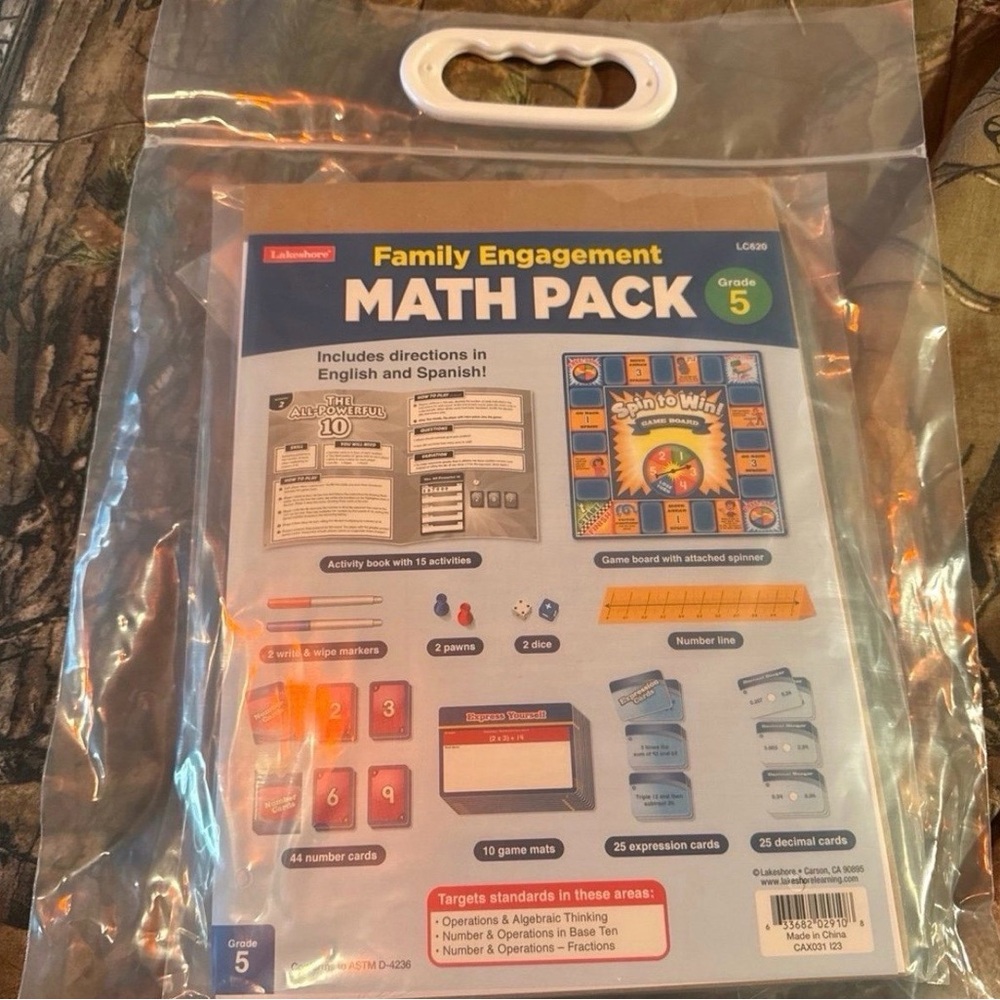 Lakeshore Family Engagement Math Pack - Multicolor